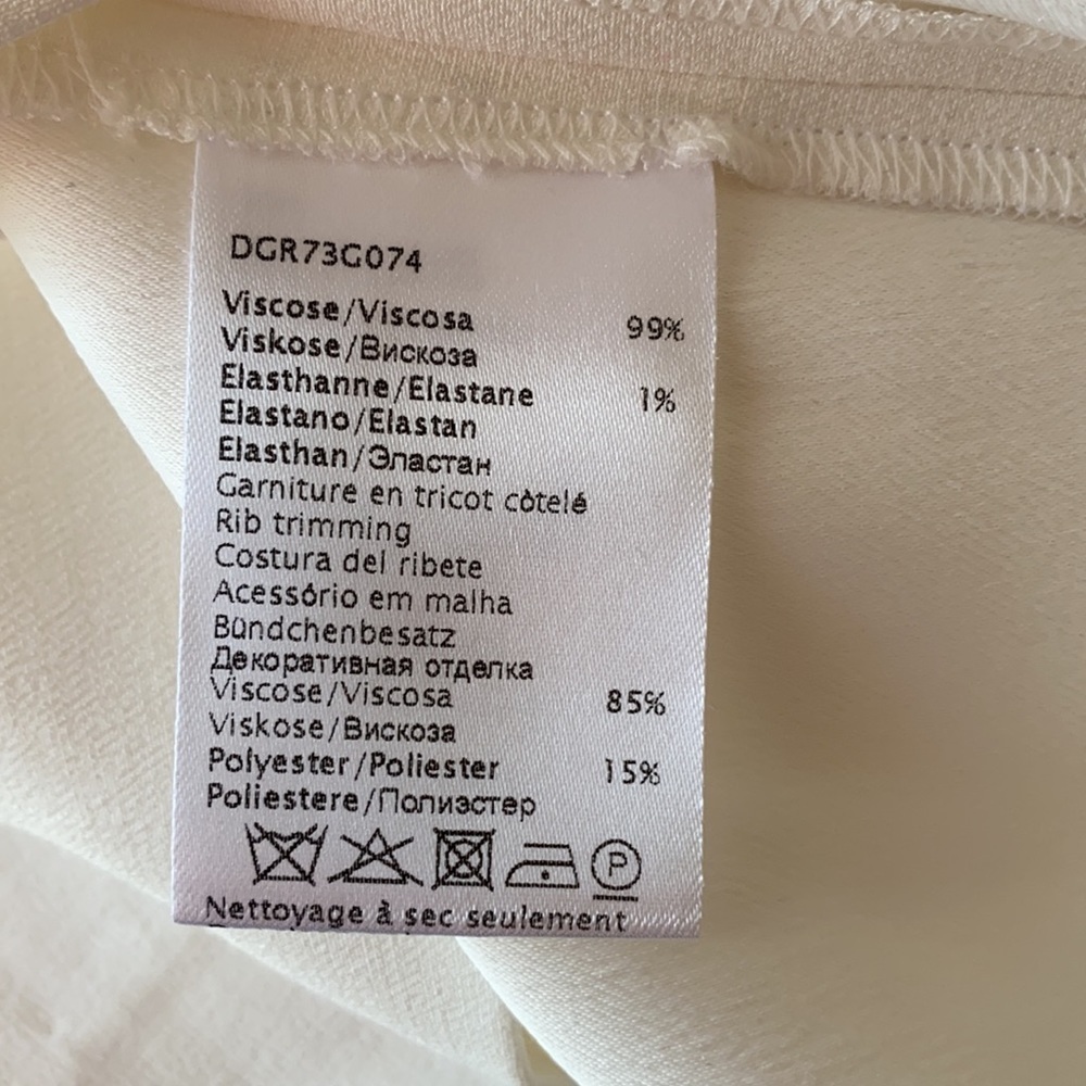 Gerard Darel Paris Off-White Harmony Dress Size France 34=US 2 - Picture 9 of 14